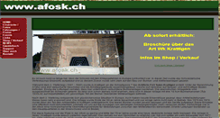Desktop Screenshot of afosk.ch